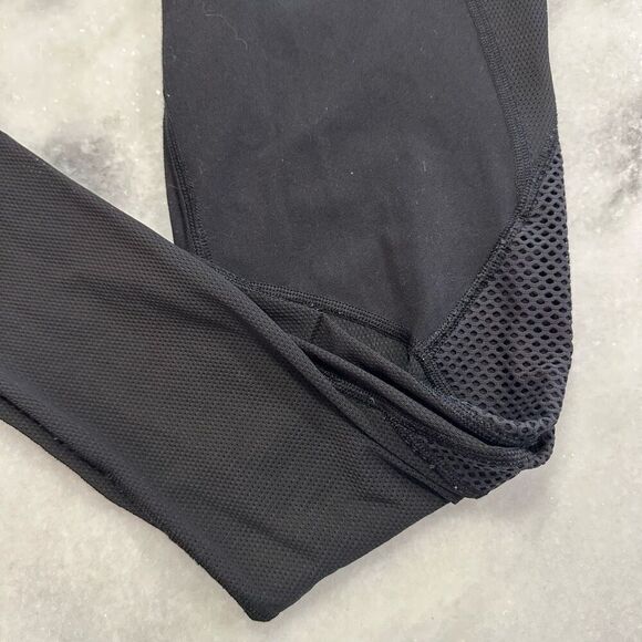 VSX Victoria's Secret Sport High Waisted Mesh Panel Knock Out Leggings Black XS - Picture 2 of 7